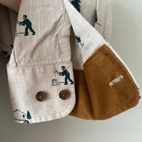 NWT Simons Le31 | Vision 100% Organic Cotton | Casual Button Down Shirt | Size L - Picture 9 of 14